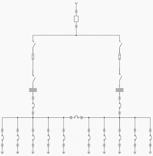 Secondary-Selective “Main-Tie-Main” Arrangement