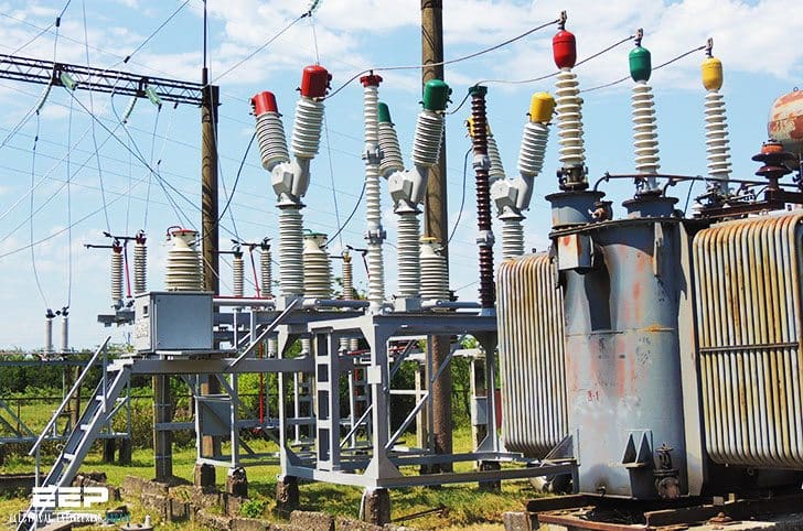 Single-line diagram of AC transmission and distribution system wiring diagram for 400 amp service 