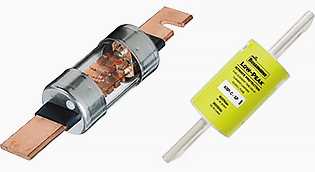 Fuses are constructed in an almost endless variety of configurations. These photos depict Bussmann Low-Peak, Dual-Element, Class RK1 and Low-Peak Class L fuses.