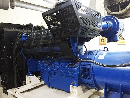 Back-up diesel generator