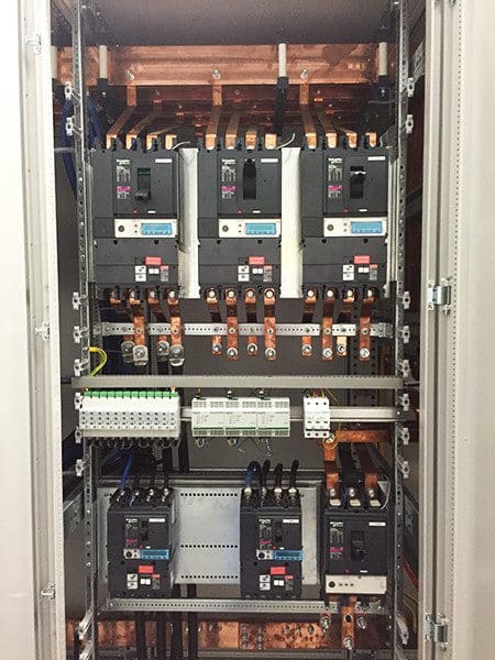 Schneider Electric's MCCB NSX installed in LV switchboard