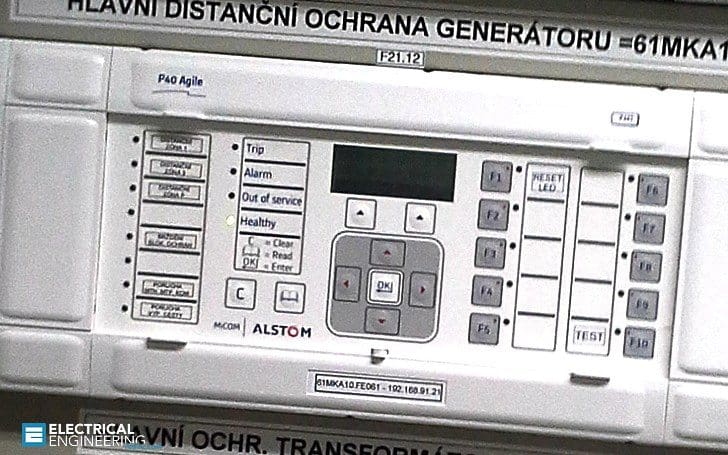 Setting the generator protective relay functions