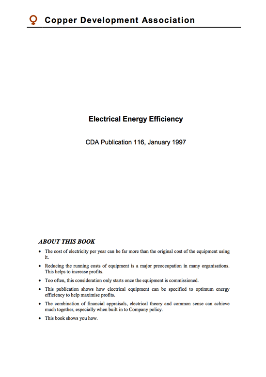 Energy Efficiency In Electrical Systems