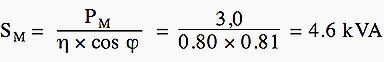 FC maximum continuous output formula