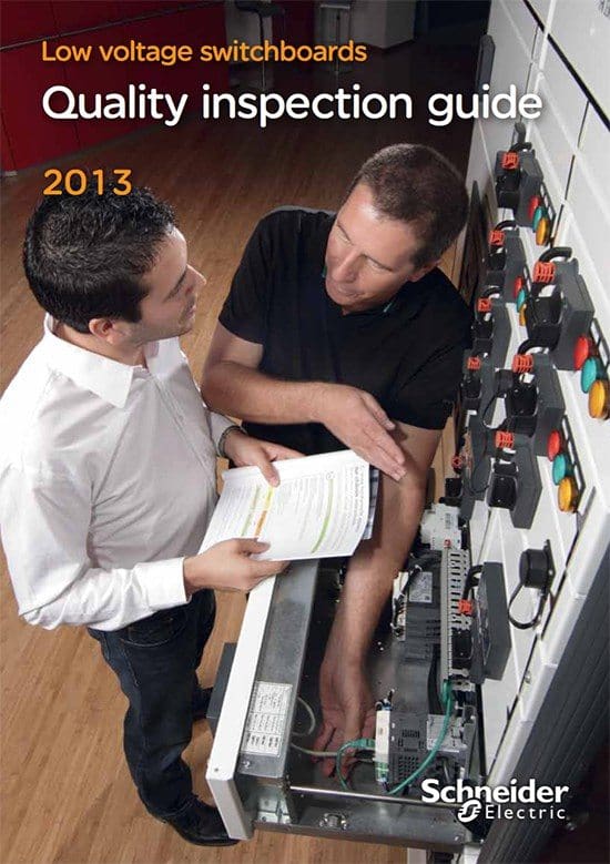 Low Voltage Switchboards - Quality Inspection Guide 2013 - Schneider Electric