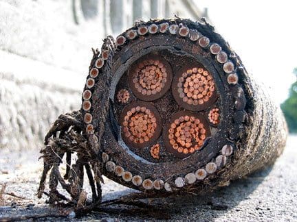 HV copper cable