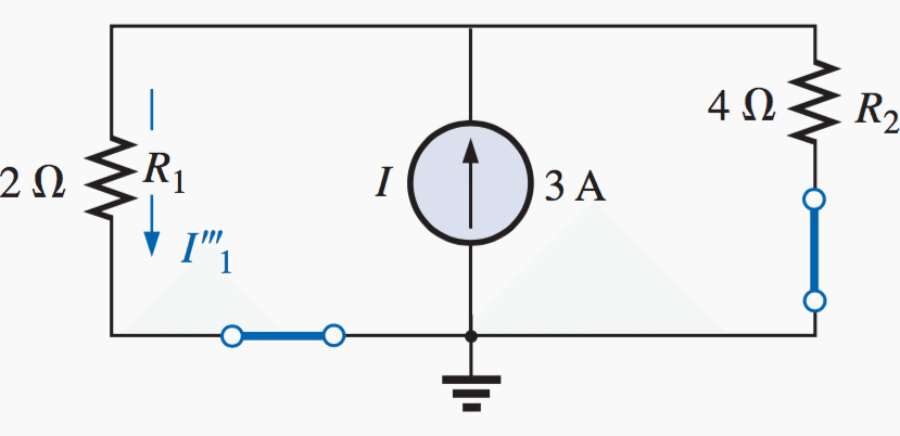 The effect of I on the current I1