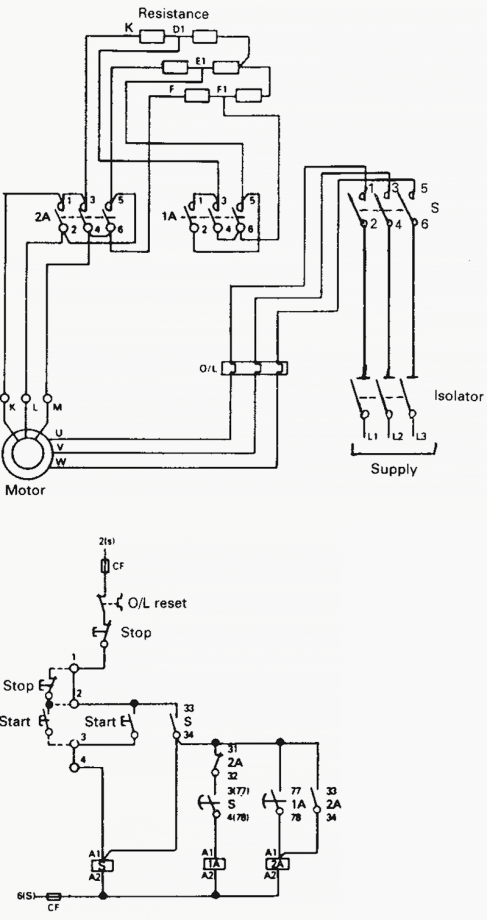 How to select contactors for use in direct on line starters