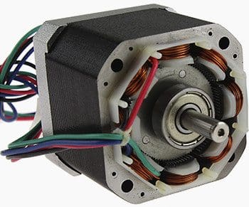 Stepper motor inside