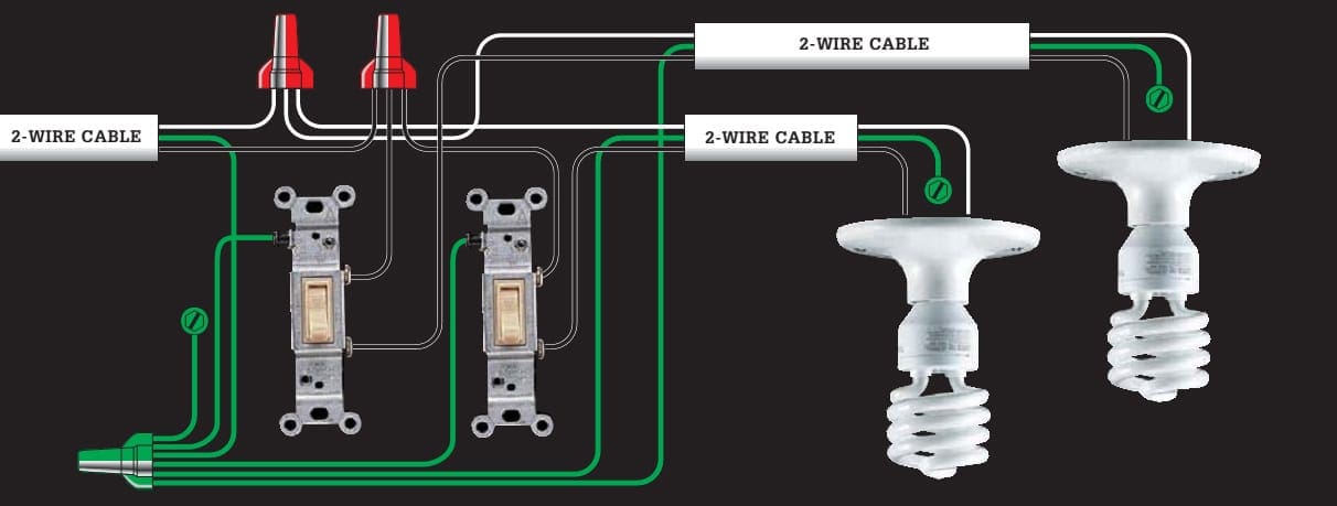 31 Common Household Circuit Wirings You Can Use For Your ... household light switch wiring diagram 