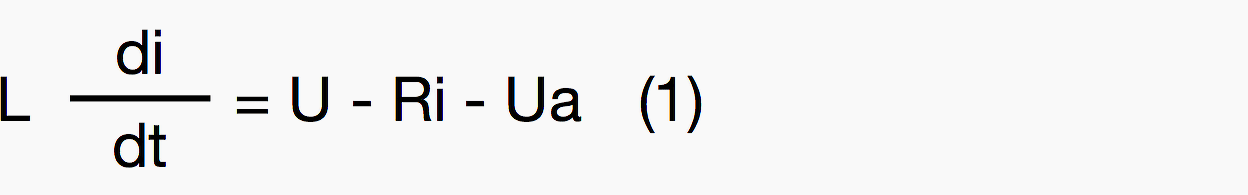 Inductance of the circuit