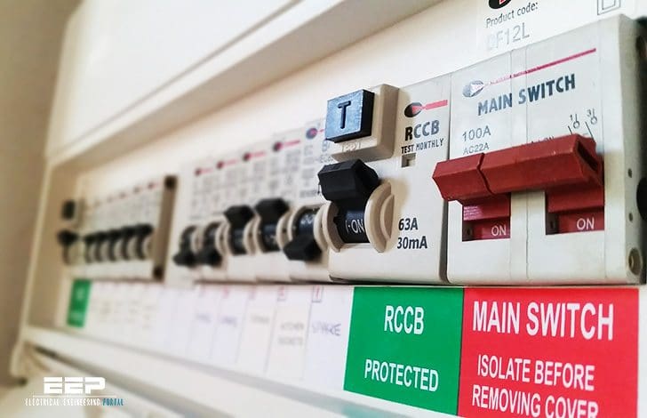 Guidelines for good consumer unit design and low electric fields in the house