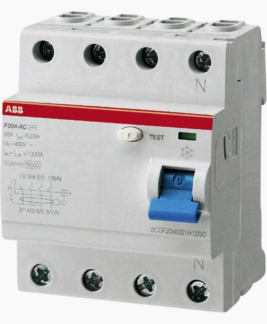 Residual current device (RCD) - 4P 40 A 0.03 A 230 V/AC - ABB