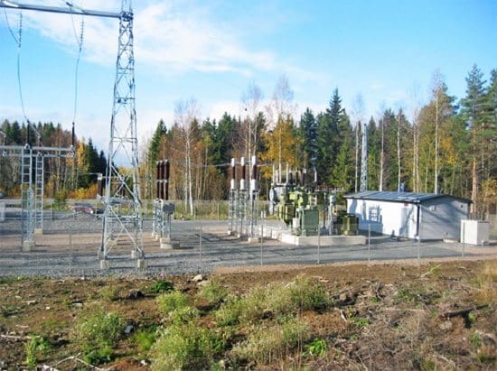 Typical primary distribution substation