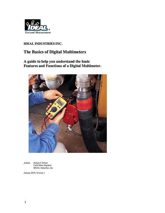 A guide to help you understand the basic Features and Functions of a Digital Multimeter