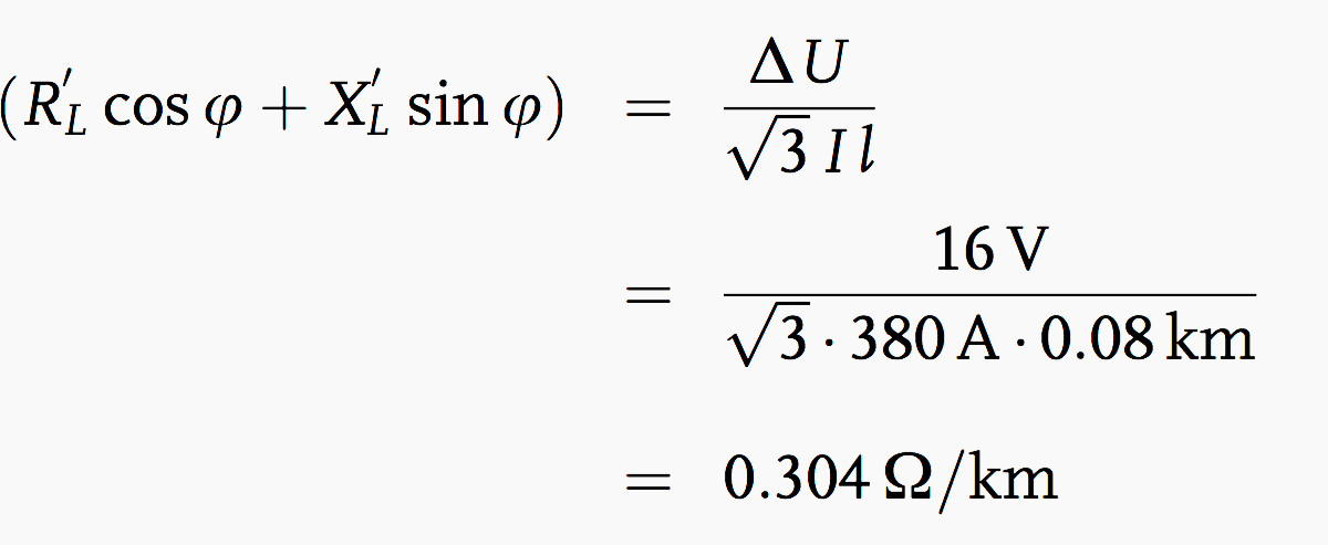 Effective resistance per unit length