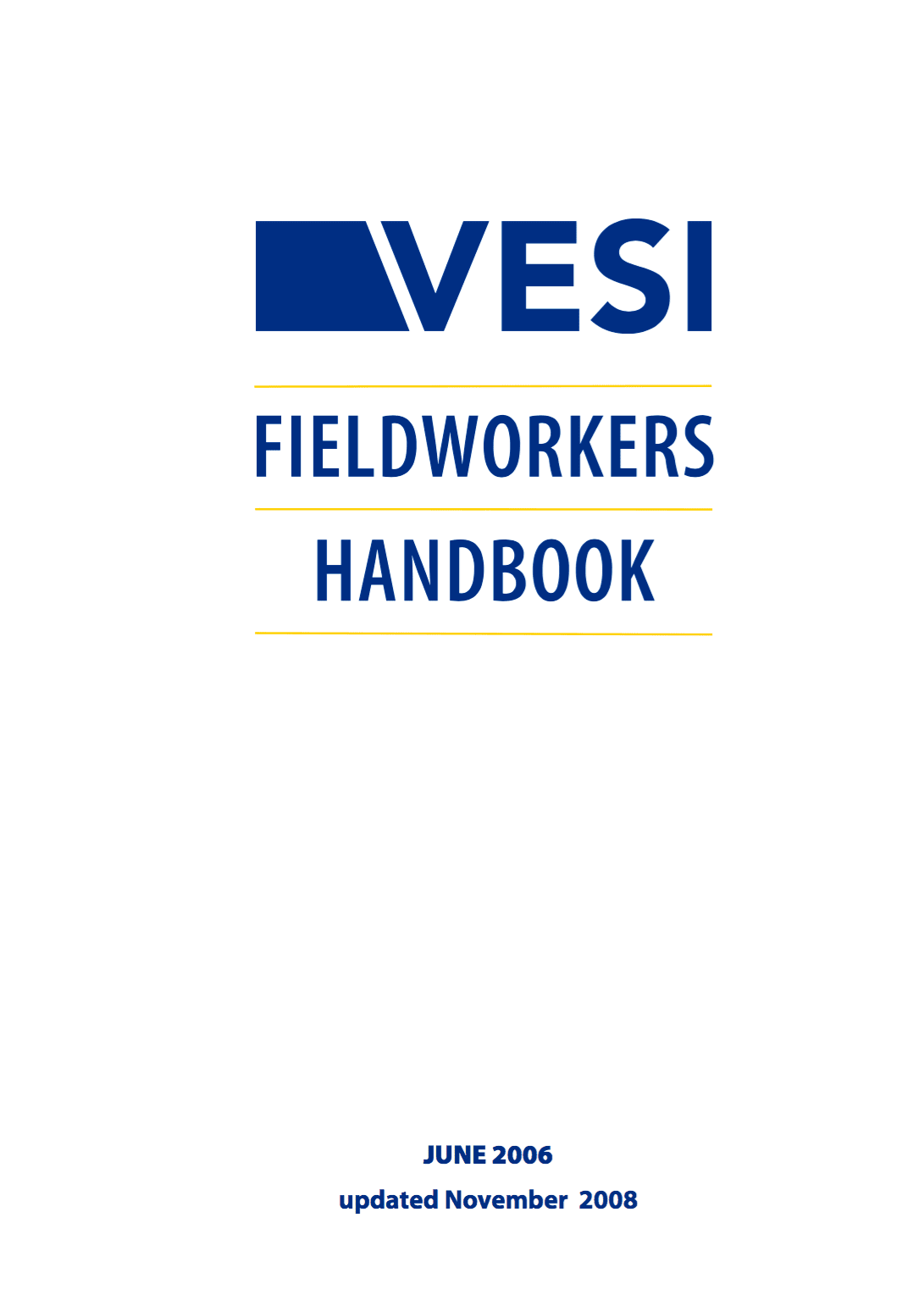 Handbook for electrical distribution and transmission fieldworkers