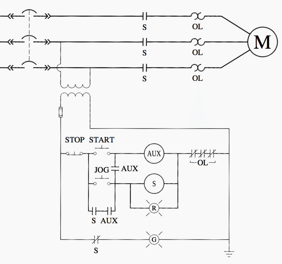 Ladder logic for special motor control circuits - jogging and plugging ...