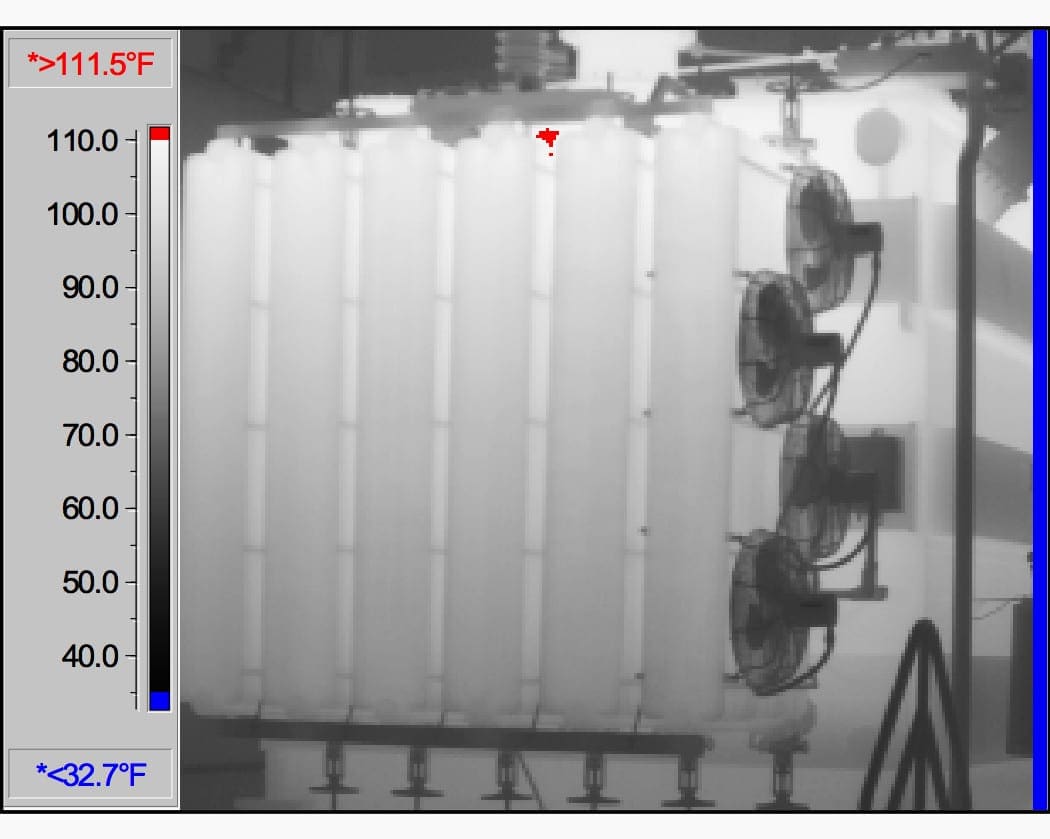 Normal transformer infrared pattern