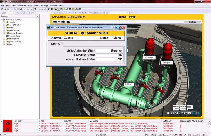 Technical specification for SCADA and automation systems