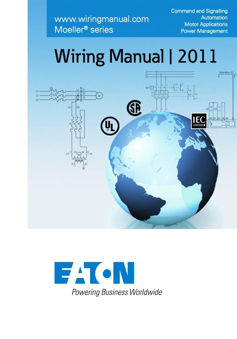 Wiring manual for command and signalling, automation, motor applications and power management by EATON