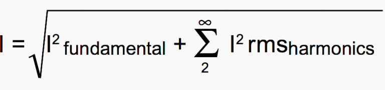 Thdi Detailed calculation of currents and power according to the type of ...