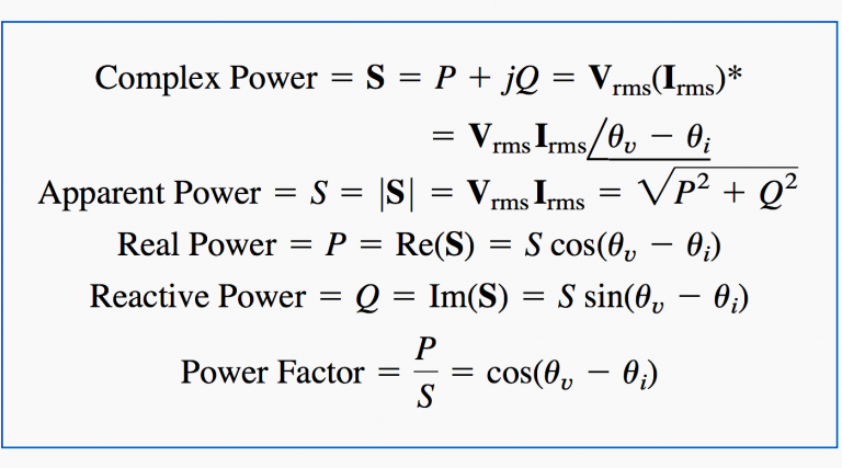 How To Calculate Complex Power