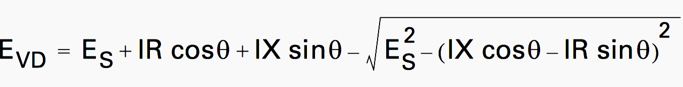 Voltage drop calculation - Exact method 1