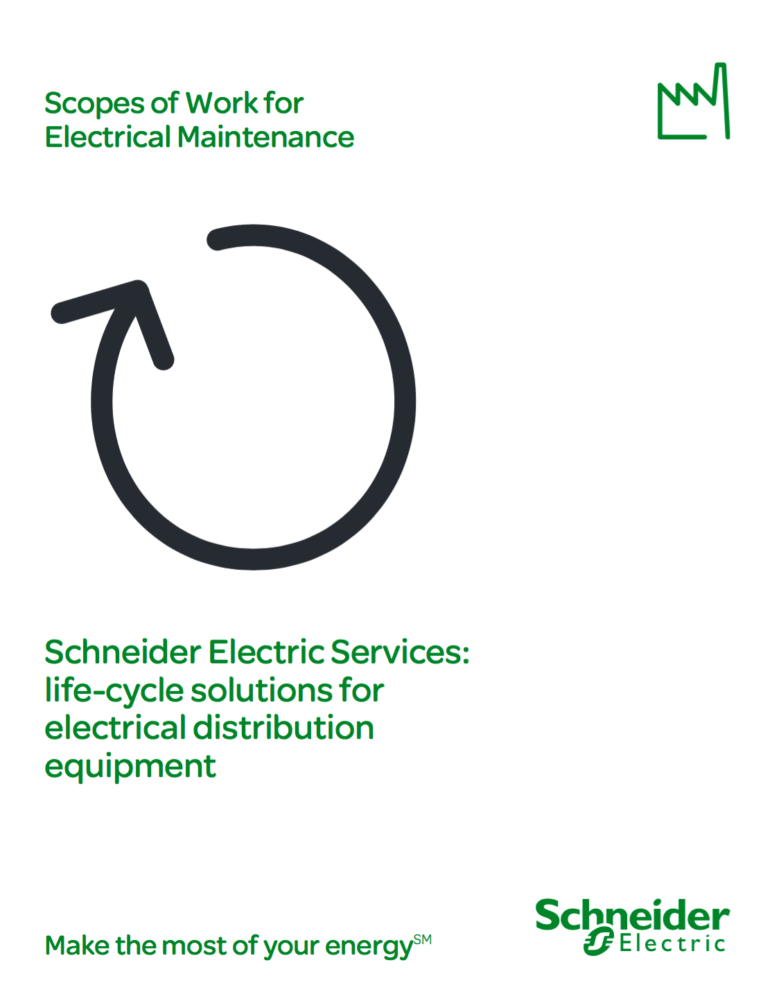 Testing specifications for preventive maintenance of electrical equipment