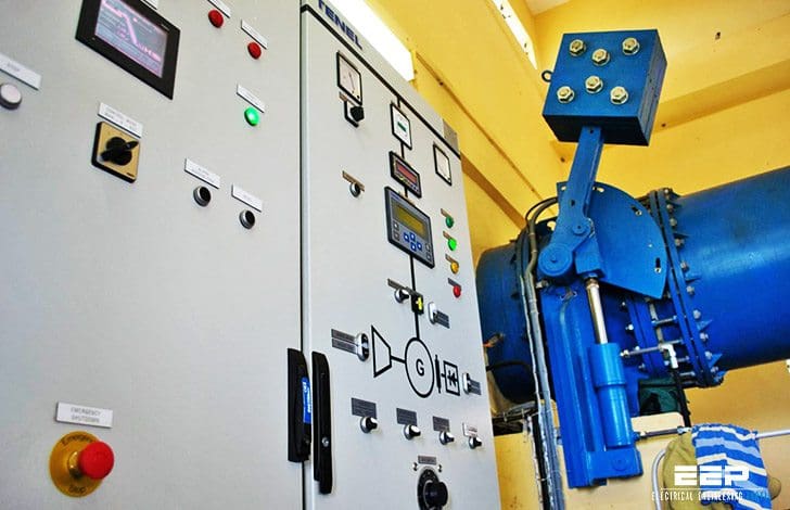 Selection of control, automation, protection and monitoring system of a small hydro power plant