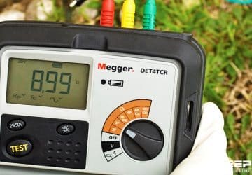 DET4TCR earth/ground resistance tester with ART - attached rod technique capability