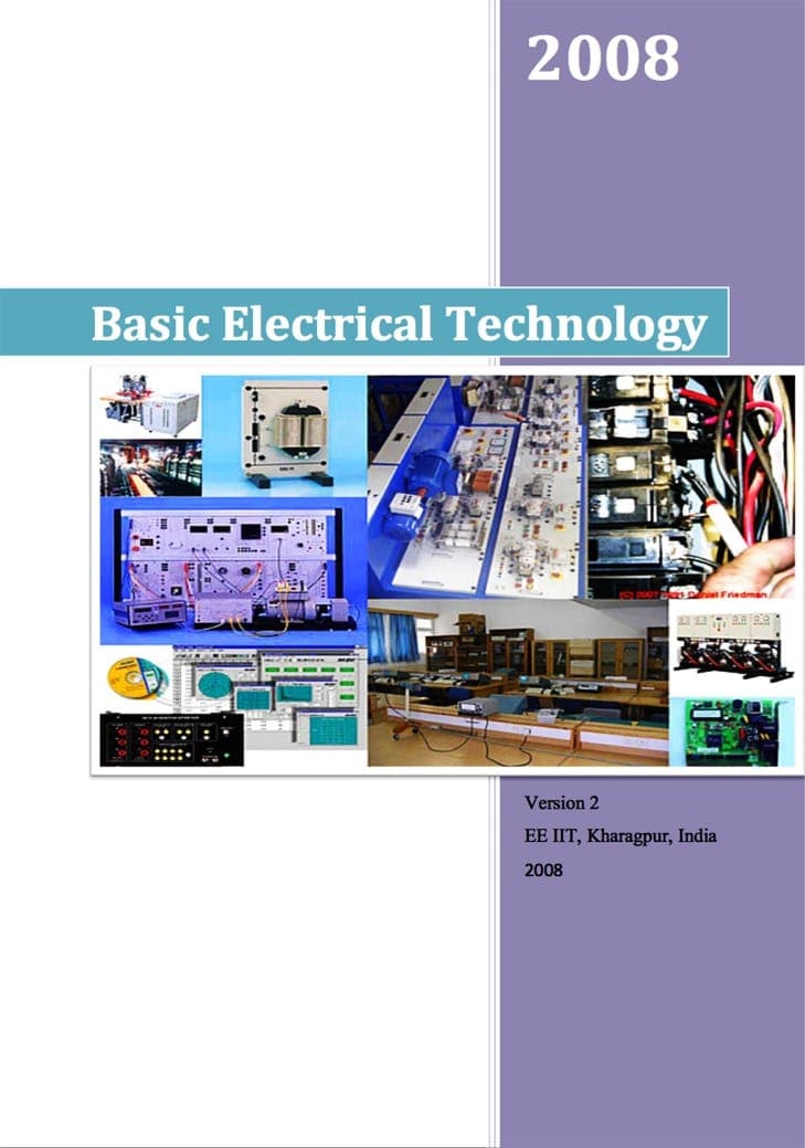 Course on basic electrical technology (electrical circuits, machines and measuring instruments)