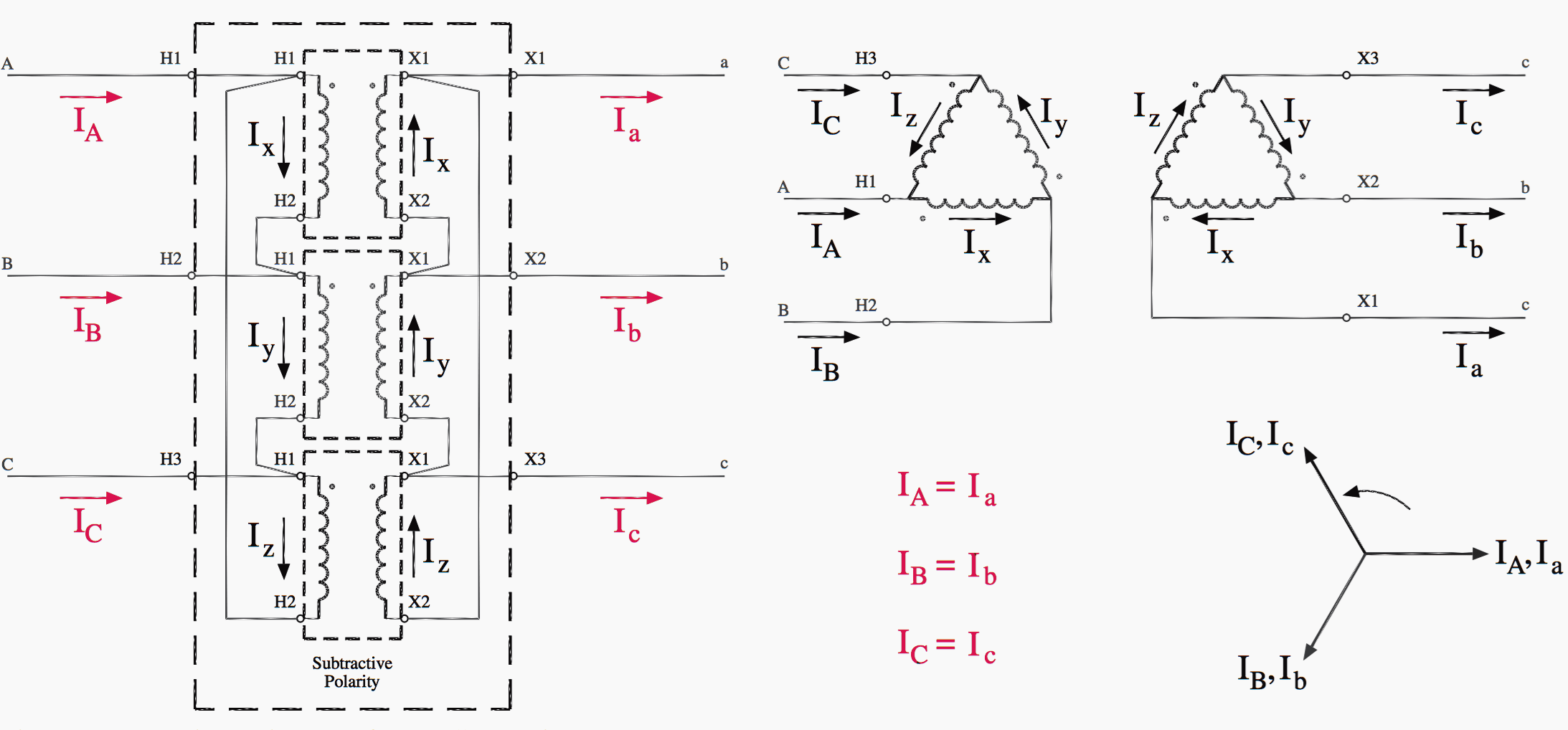 Easy Understanding Of 3 Phase Transformer Connections Delta