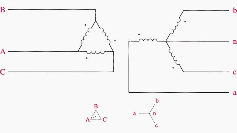 Easy understanding of 3-phase transformer connections (Delta–Delta, Wye ...