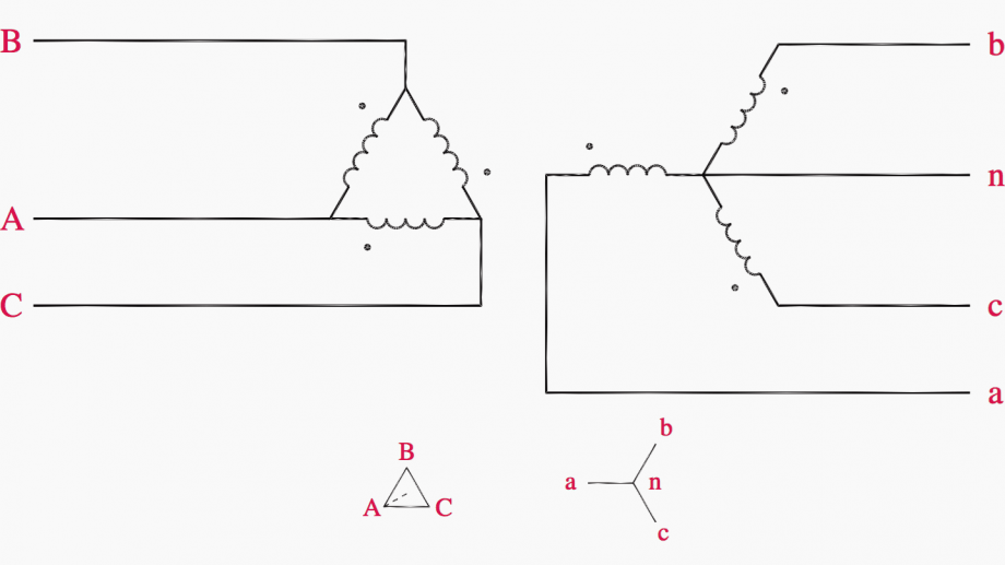 Easy understanding of 3-phase transformer connections (Delta–Delta, Wye ...