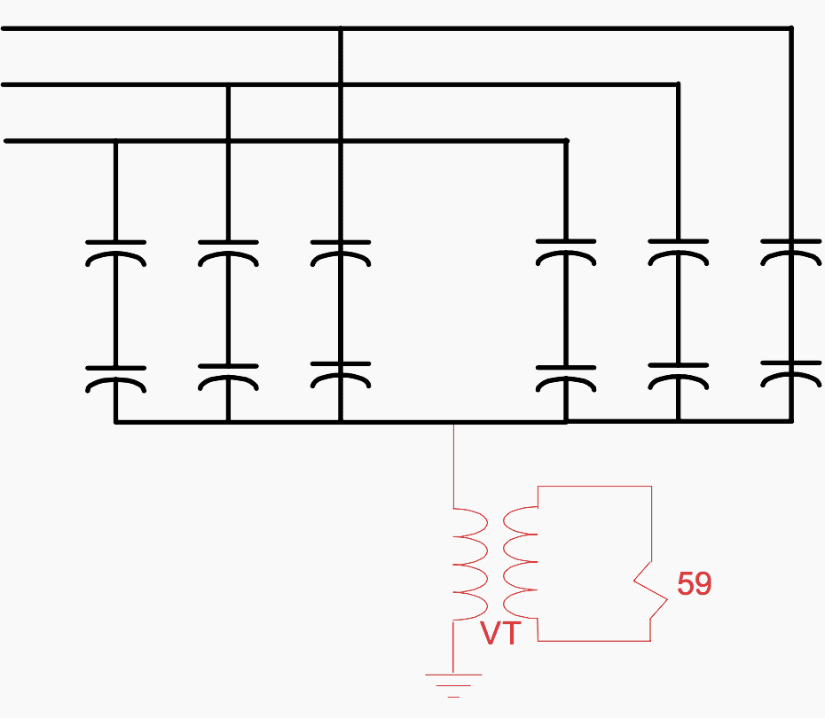 Unbalance protection of grounded and ungrounded wye shunt capacitor banks