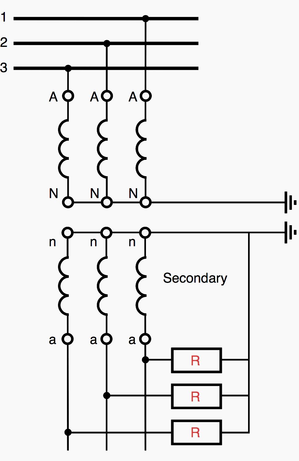 Protection device against the risk of ferroresonance for VTs with one secondary