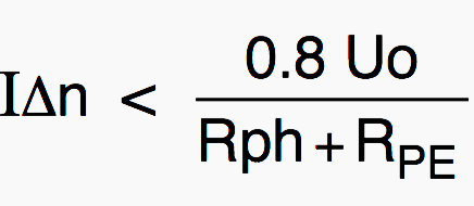 Residual current device treshold