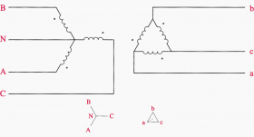 Easy understanding of 3-phase transformer connections (Delta–Delta, Wye ...