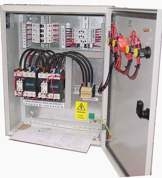 Automatic transfer switch, contactor type