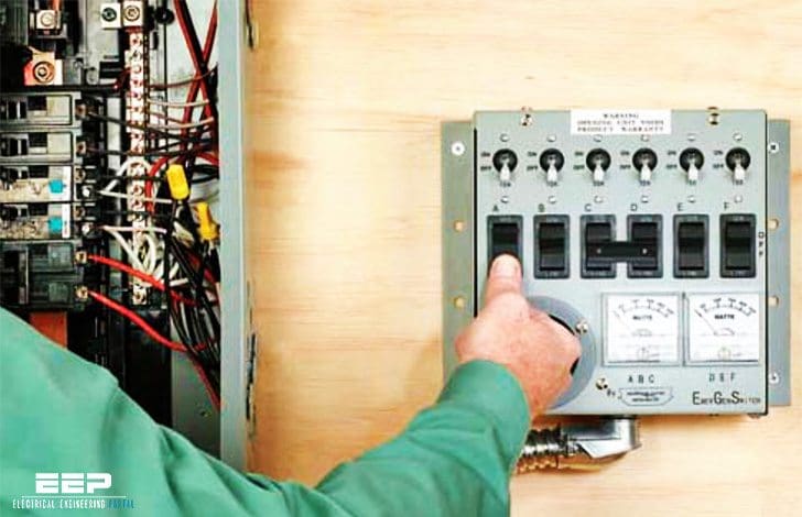 How to install a manual transfer switch for backup system in 16 steps