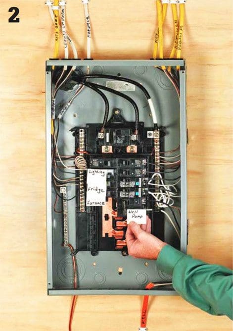 How to install a manual transfer switch for a backup ... a square d electrical panel wiring diagram 