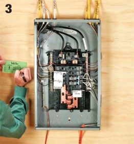 How to install a manual transfer switch for a backup system in 16 steps