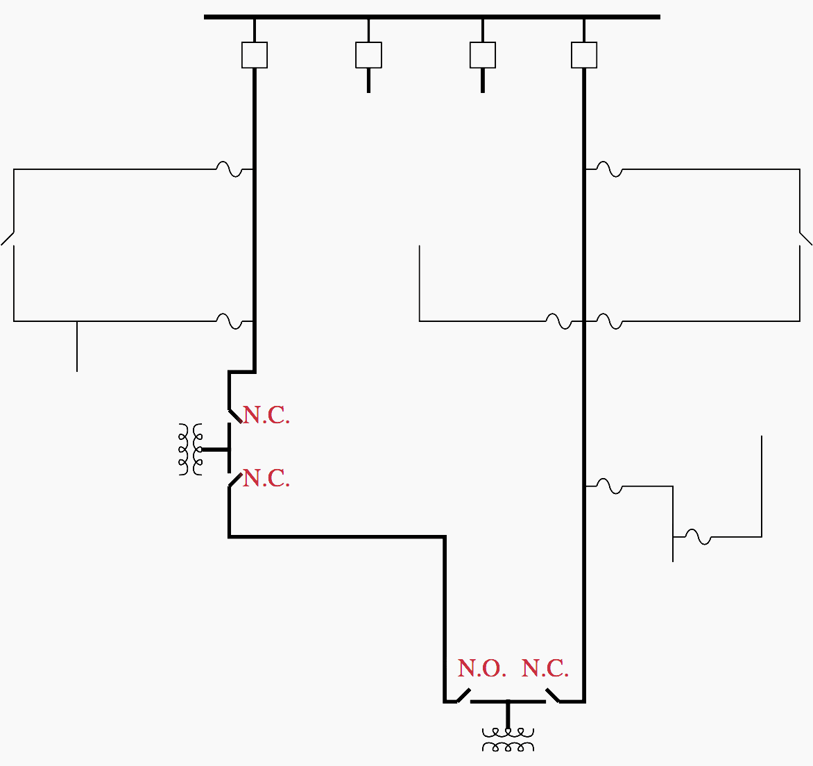 Primary loop distribution arrangement