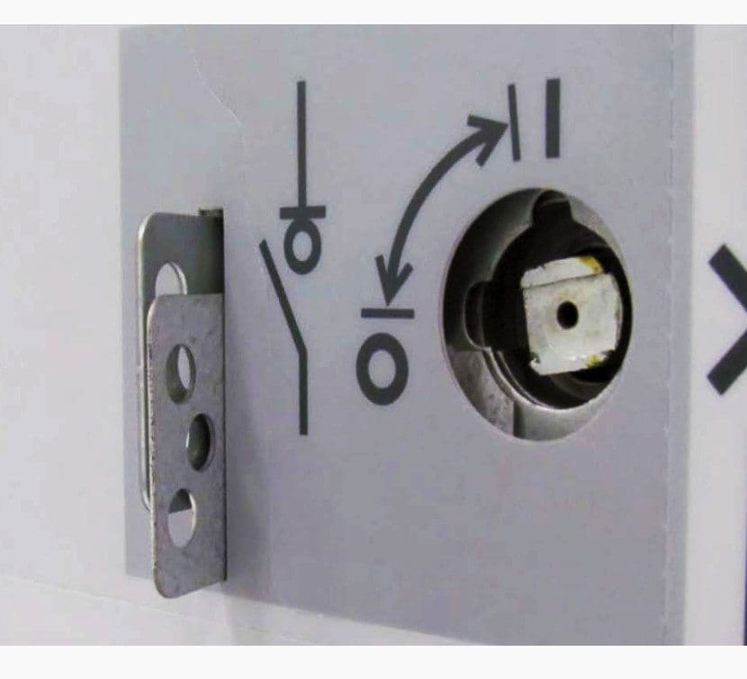 Provision for a UniSec switchgear padlock