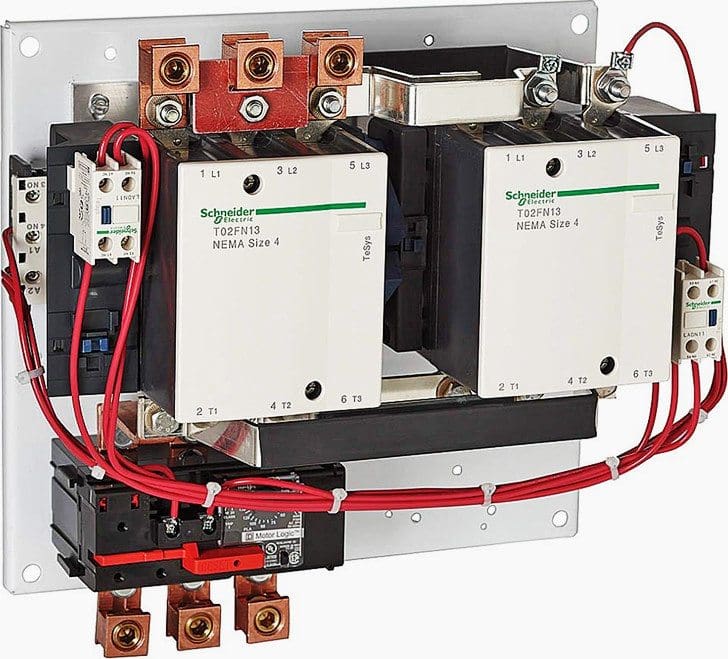 AC motors starting, breaking and protection systems (with failure analysis)