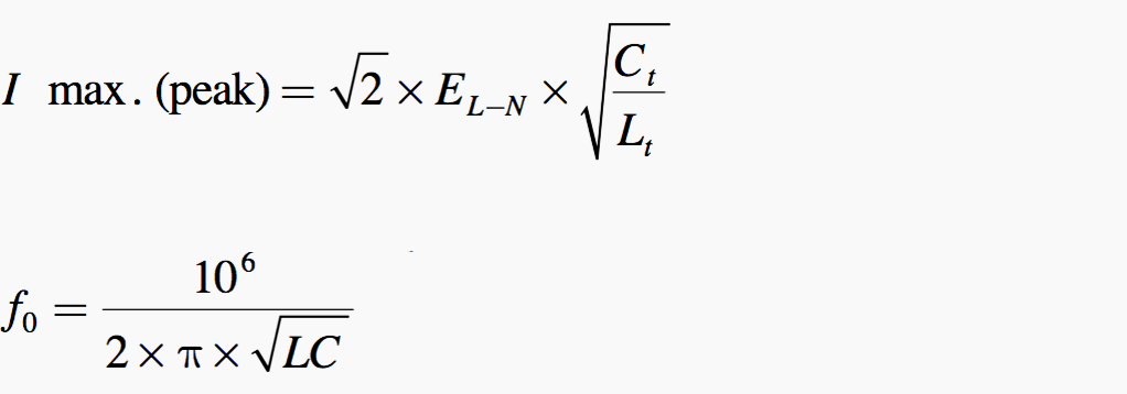 Back-to-back switching formulae