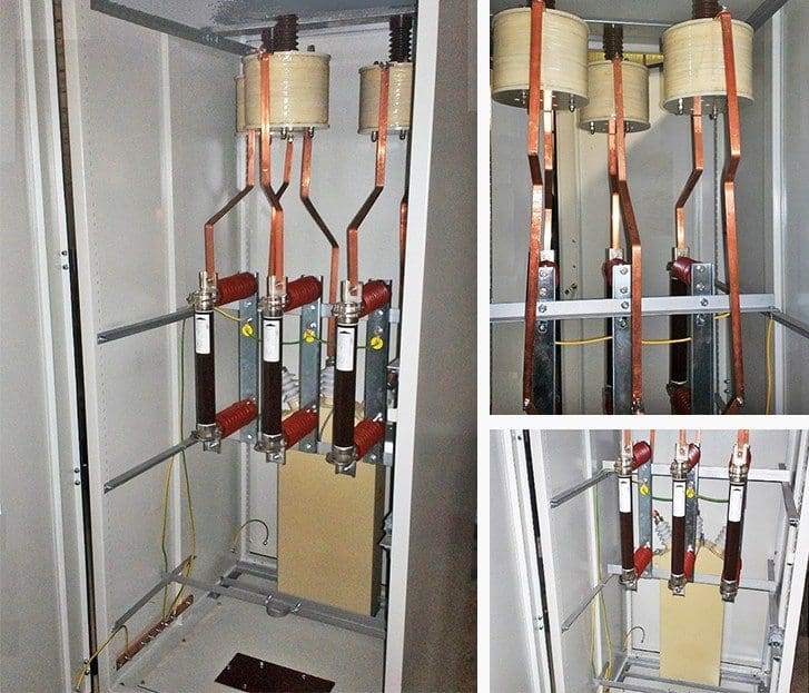 Fixed 10kV 250kVAr fused capacitor bank