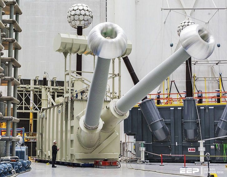 Power transformer high voltage test