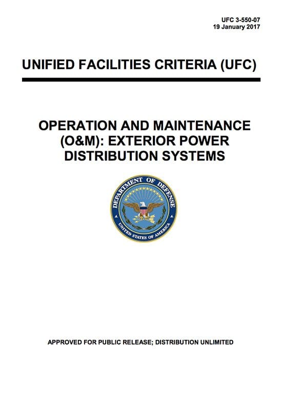 Operations And Maintenance Of Electrical Power And Distribution Systems